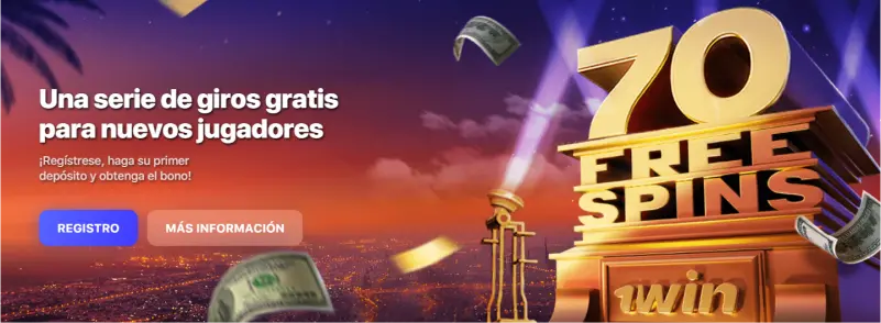 70 giros gratis para nuevos jugadores jugadores 1win